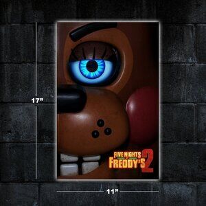 Five Nights at Freddy's 2 movie poster - 11x17 wall art print merch gift fnaf